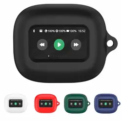 For JBL LIVE BEAM 3 Earphone Silicone Cover Mini Bluetooth Earbuds Protective Shell Case With Hook For Wireless Earbuds
