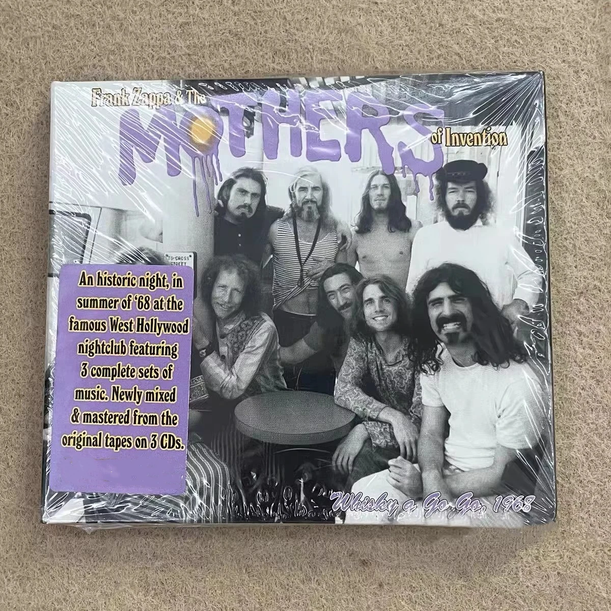Psyche delic rock frank zappa musik cd live im whisky a go 1968 album 3 stücke musik aufzeichnung cosplay walkman soundtracks box