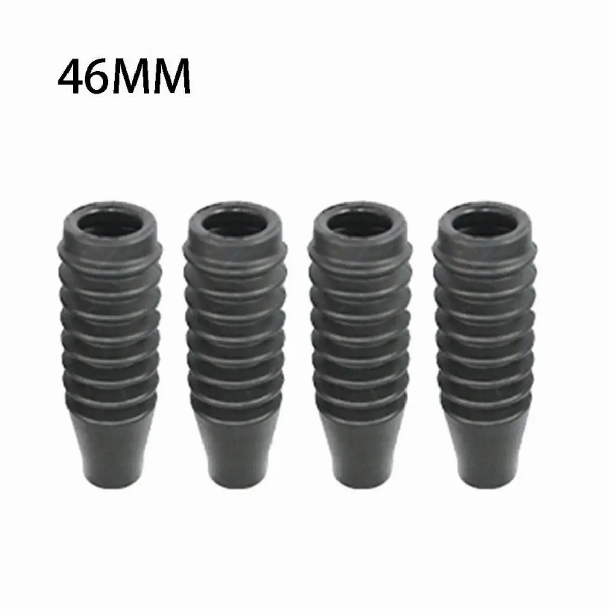 4 pcs Rubber Super Scale Shock Boot Dust Cover for 1/8 RC Short-Course Truck HONGNOR X3E Kyosho TRX4 46 HOBAO 8SC MT HPI TEAM C