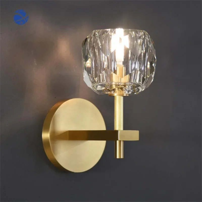 Yun Yi Luxury Wall Lamp Crystal Wall Lamps Interior Mental Modern Wall Lamp