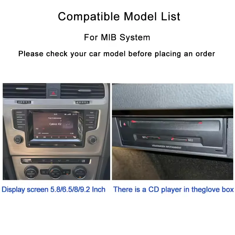 REEIIO Draadloze Android Auto Carplay Module Box voor Skoda Octavia Polo Golf 7 Passat Arteon Scirocco T-Cross Tiguan MIB MIB2