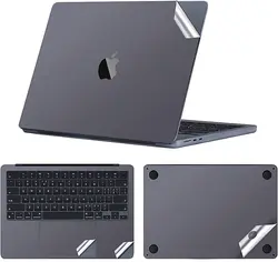 Cubierta 3 en 1 para portátil, calcomanías adhesivas de piel, película protectora para reposamanos, Touchpad para MacBook Air M3, A3113, 2024, 2022, 13,6