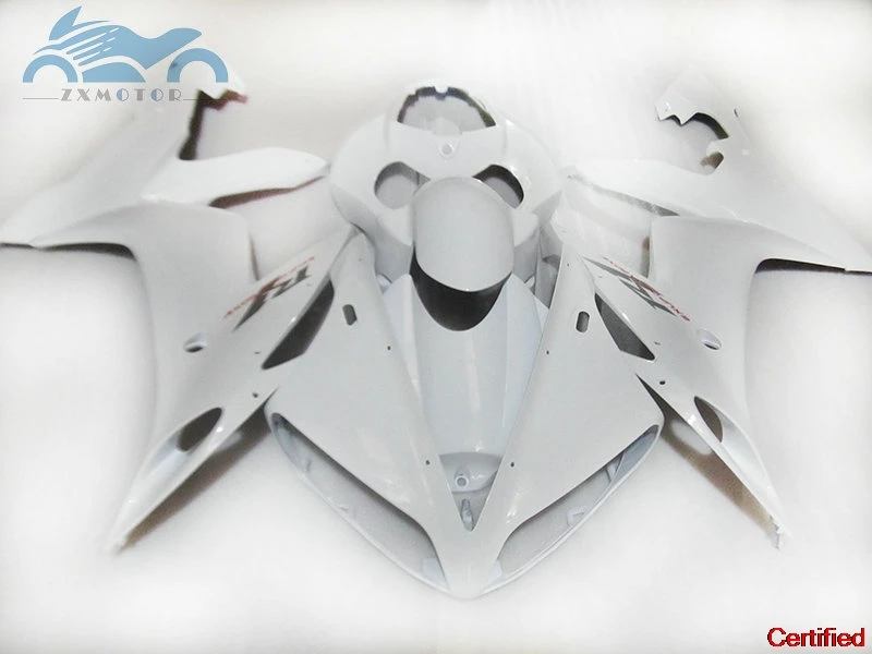 

High grade Injection motorcycle fairing kits fit for YAMAHA 2004-2006 YZFR1 04 05 06 YZF R1 white plastic fairings kit 07