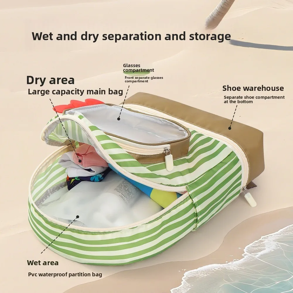 

Dry Wet Separation Children's Swimming Bag Shoe Compartment Cute Shape Swimsuit Storage Bag Cartoon Waterproof