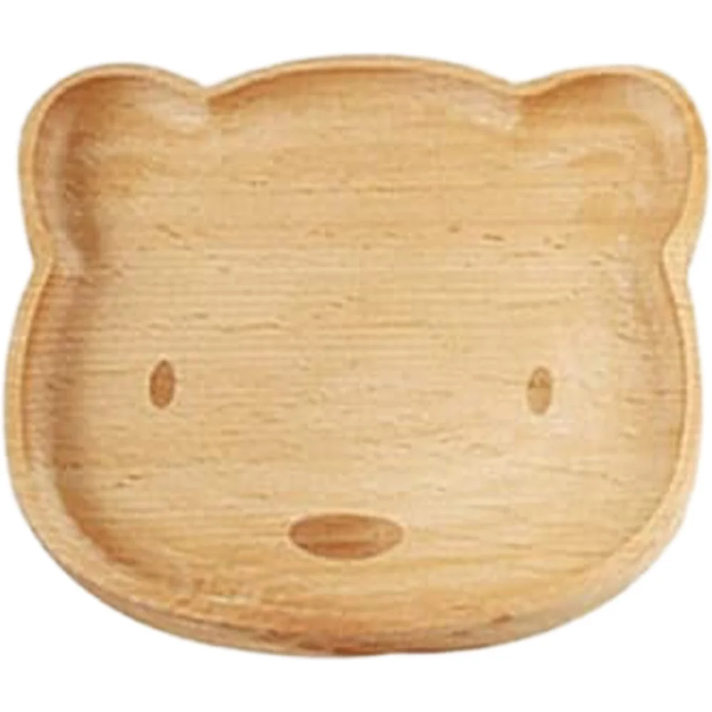 Wooden Animal Head Shaped Tray for Tabletop Food Serving and Decorative Centerpiece with European Style Design