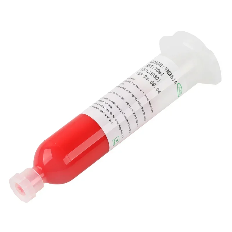 Hot Sell Red Glue Adhensive 30ml For SMT Repair BGA Repair Consumables