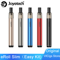 Original Joyetech eRoll Slim Kit Built-in 480mah Battery 13W Mod Vape 2ml Cartridge Pod with 1.0ohm Mesh Coil E-Cigs Vape