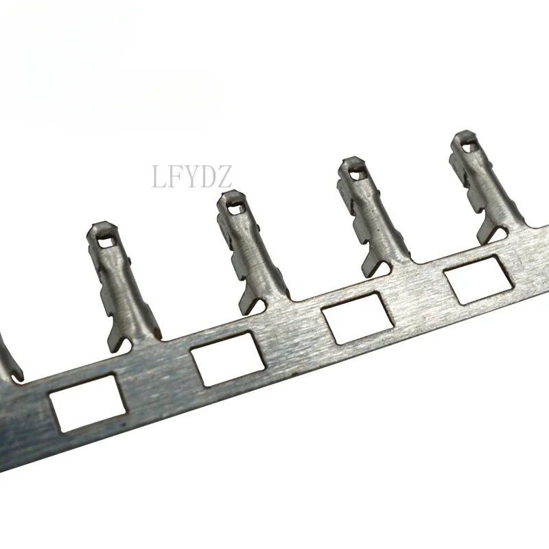 100pcs Zh1.5mm terminal Pitch 1.5mm Continuous Winding Terminal Languette Connector Cold Crimping Head Phosphor Copper Terminal image 3