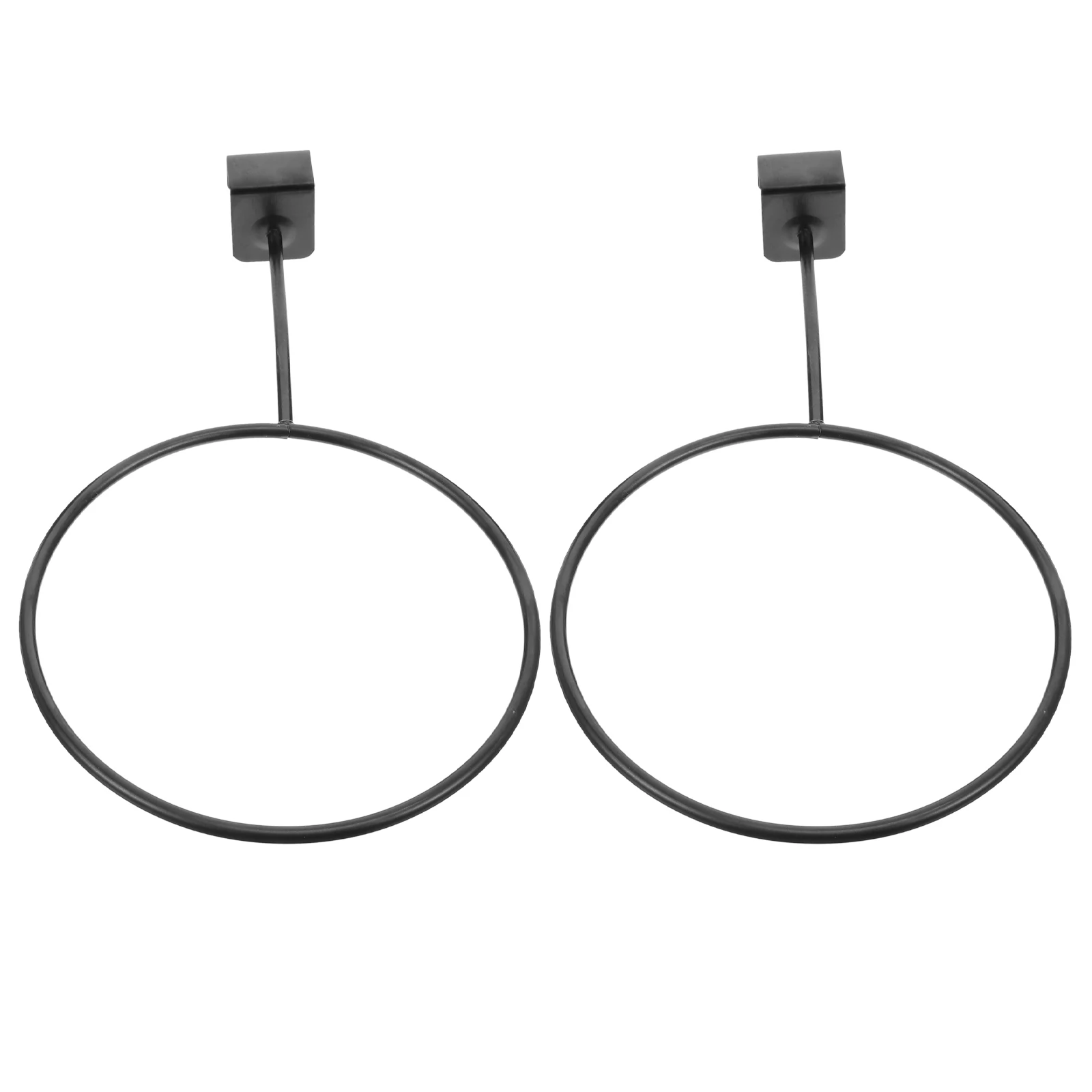 

2 Pcs Basketball Stand Storage Wall Mount Bracket Holder Display Rack Iron Durable Efficient Save Space Balls Hat