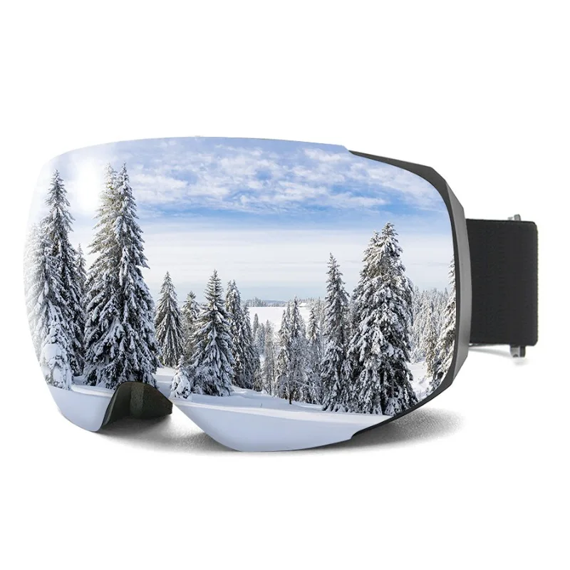 

​​2025 New Magnetic Spherical Ski Goggles, Dual Layer Anti-Fog, for Snowboarding Cycling Outdoor Glasses Men Women​