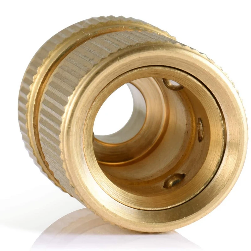 AB33-4 Pieces Garden Hose Tap Connector 1/2 Inch And 3/4 Inch Size 2-In-1 And 1/2 Inch Hose Pipe Quick Connector
