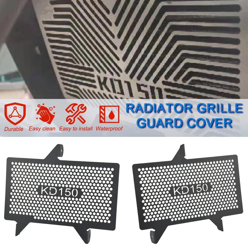 Radiator Grille Guard Cover Motorcycle Radiator Net For KIDEN KD150-G1 150-U 150-U1 150-Z2 Water Tank Protection Net Fit KD150