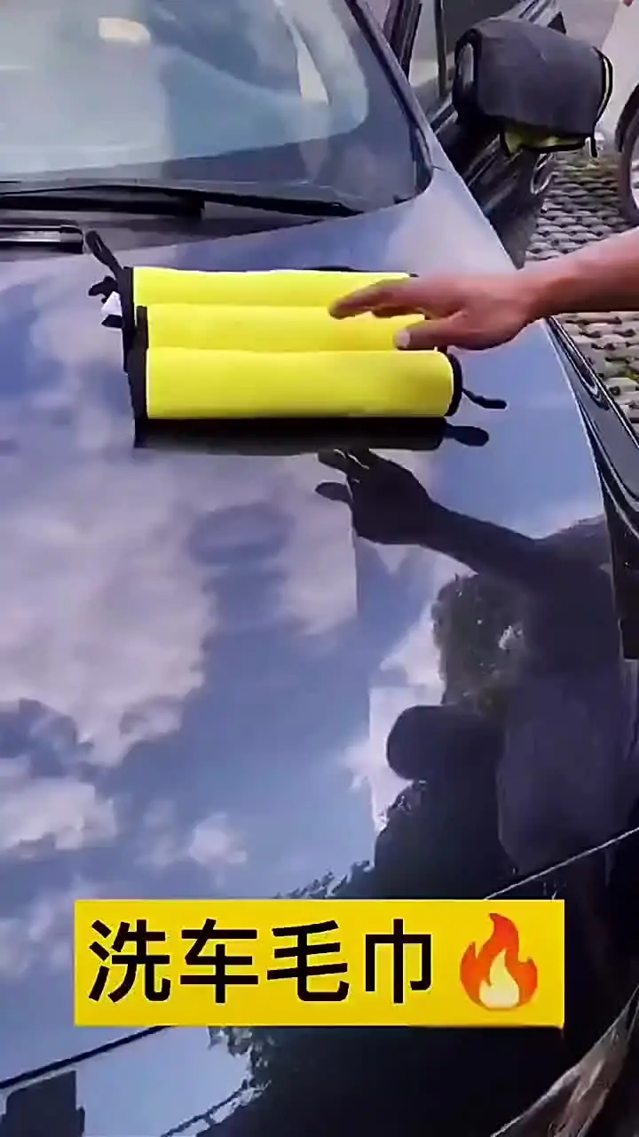 Toalla de limpieza de microfibra de 1/2/6 piezas, paño de secado suave grueso, toallas de lavado de cuerpo de coche, trapos de limpieza de doble capa, accesorios para coche