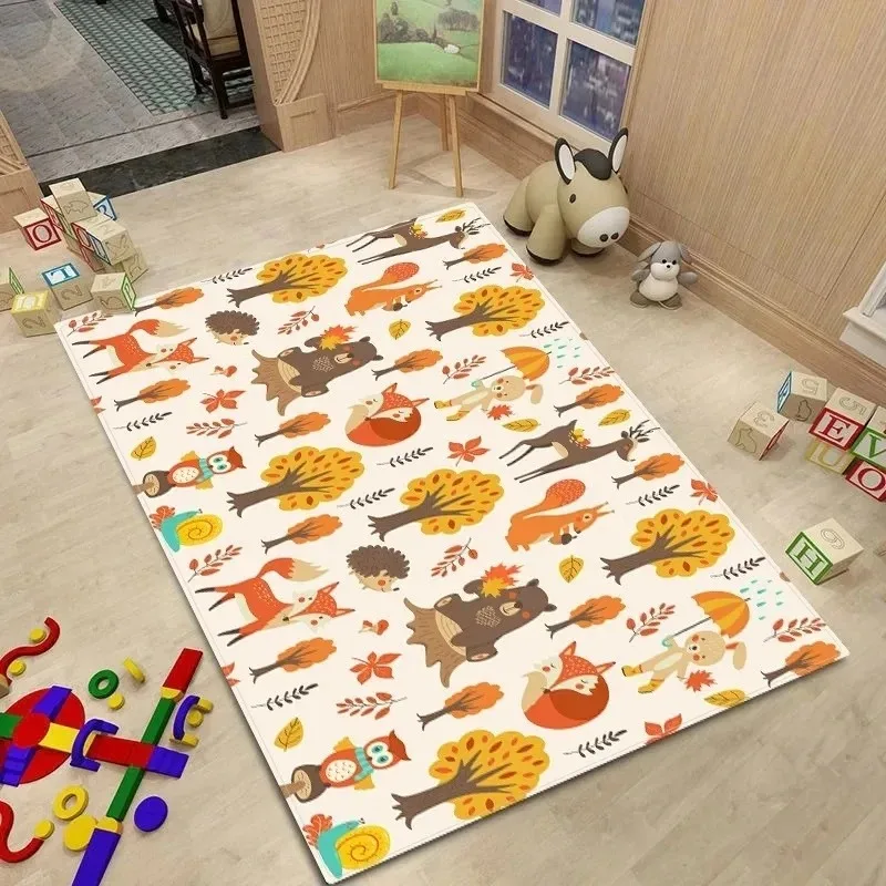 Cartoon Animal Pattern Floor Mat Door Front Decoration Home Living Room Floor Mat