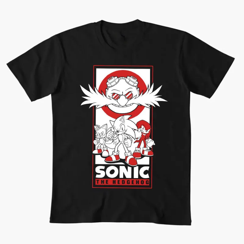 

Video Game Ultimate Lifeform 0308 Sonic Shadow The Hedgehog Character Graphic T-Shirt Y2K clothes Anmie print All size tops