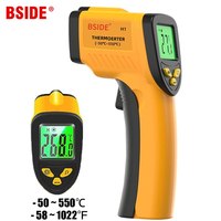 Digital Infrared Thermometer -50-550C Non-Contact Digital Laser Thermometer Gun For Meat Buffalo Milk BBQ Cooking Thermometer