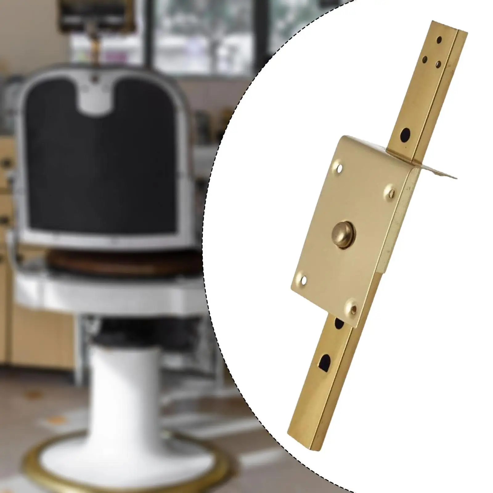 Barber Chair Headrest Bracket Equipment Sturdy Beauty Supplies Attachment Telescopic Support Easy to Install DIY Parts