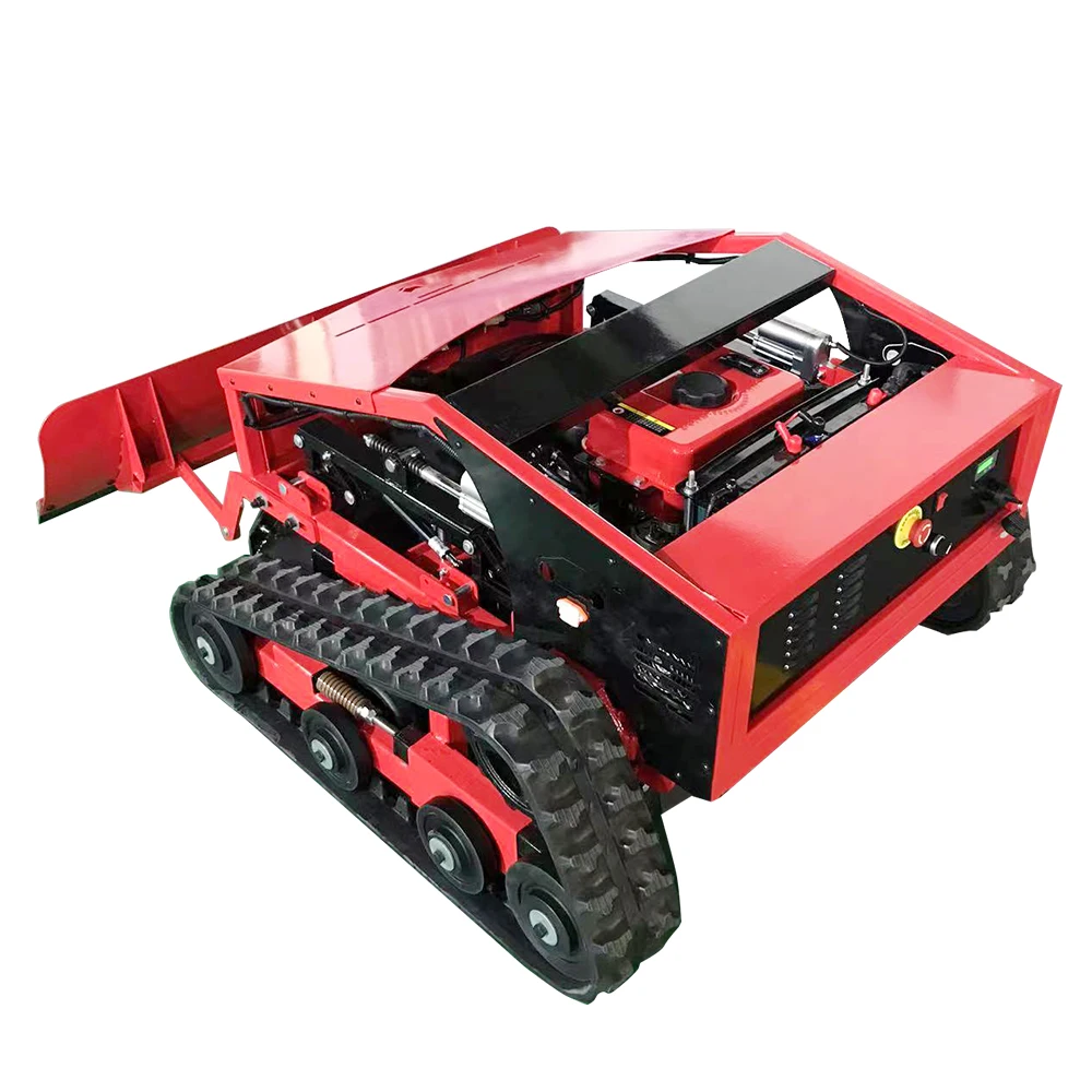 High Quality JINYUAN Automatic Portable  Crawler Snow Blower Tractor Remote Controlled 2-Stroke 22PS 2H Run Time DIY