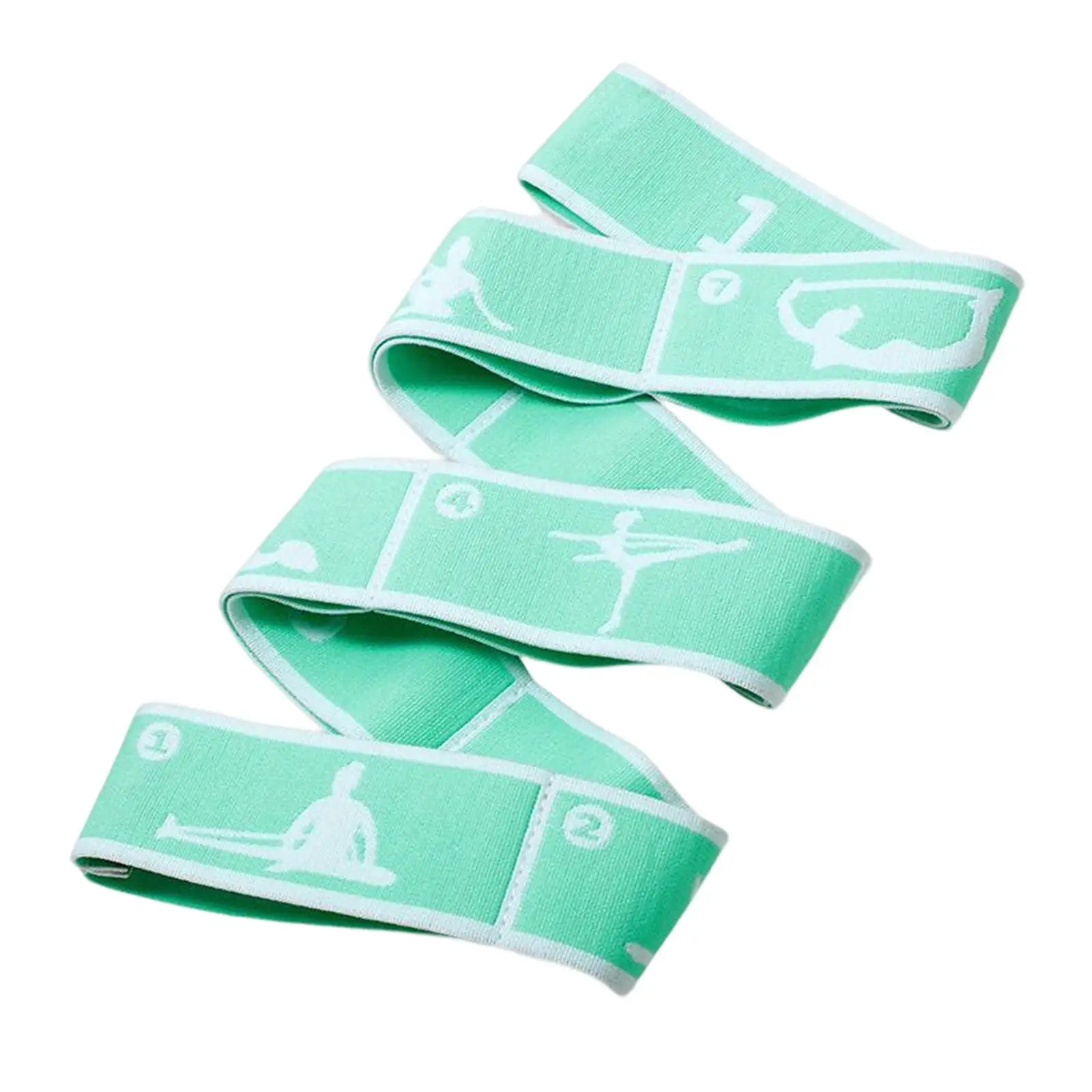 Elastic Stretch Band Yoga Ligament Belt Comfortable Workout Stretcher Loop for Ballet Fitness Exercise