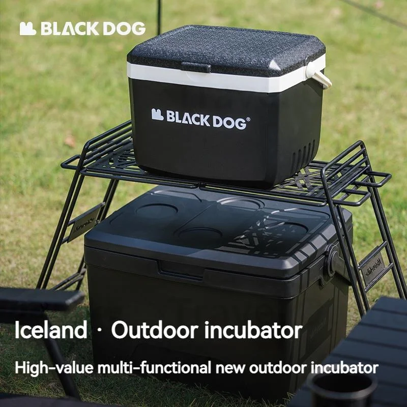 Naturehike Blackdog Camping Ice Box 13/25L 12-48H Food Fruit Cooler Fridge Large Capacity Bucket Picnic Outdoor PP Portable Box