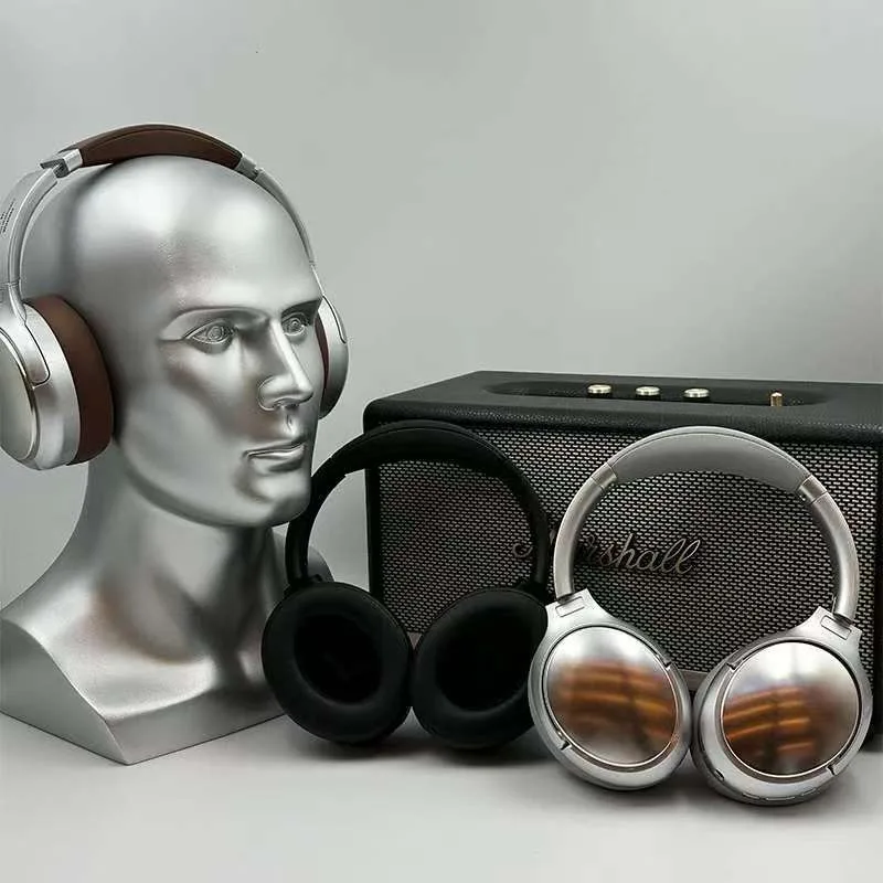 

Classic Metal Design Wireless Bluetooth Headphones BT 5.3 HIFI Stereo Headsets Gamer Earphones Mp3 Music Player Noise Reduction