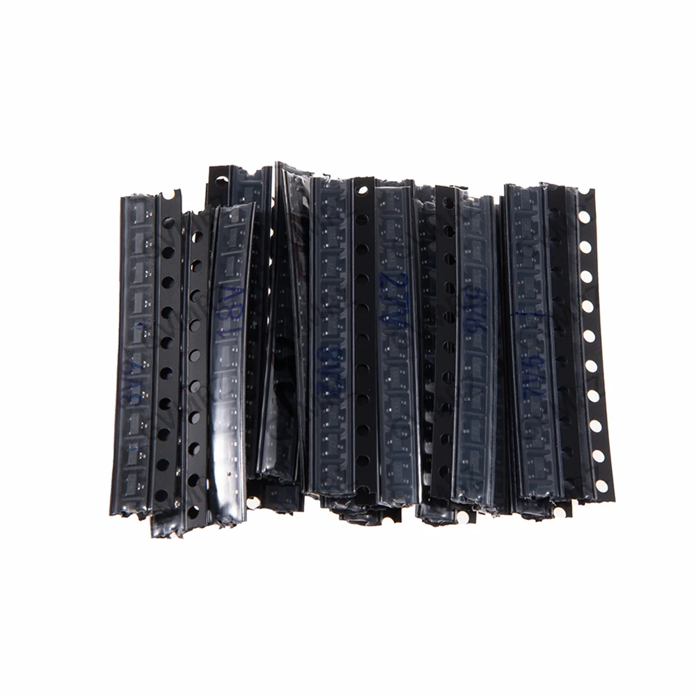 200PCS 3V0 20Values SMD Regulator Transistor Kit SOT23 (3V-33V) for Arduino DIY Electronic Voltage Regulation Project 3V9 4V7