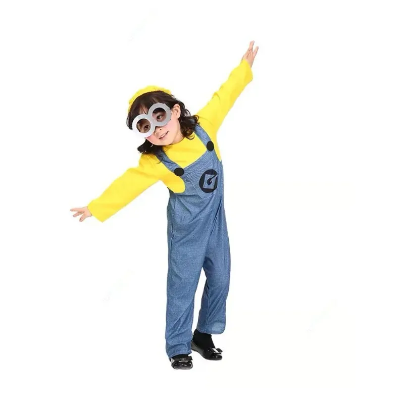 AA wat Anime Minionki Pełna Rodzina Kostium Cosplay Chłopiec Dziewczyna Sukienka Kombinezony Dzieci Dorosły Maskarada Despicable Me Karnawał 2025 Nowość