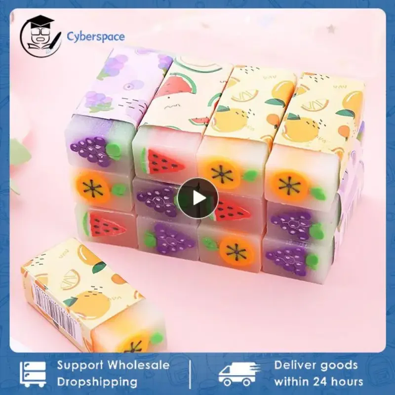 Eraser Lovely Easy To Carry Simple And Stylish Durable Bright Colors Learning Tools Student Eraser Rich And Colorful
