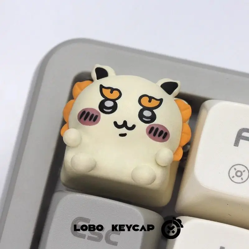 Creative Chiikawa Usachi INS Keycap Anime Keyboard Girl Toy Gift Cartoon High Aesthetic Decoration Trendy Girl Toy Gifts