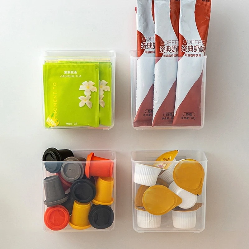 Imagen 5: Caja de almacenamiento montada en la pared, armario con espejo, autoadhesivo, artículos pequeños, lápiz de cejas, lápiz labial, esmalte de labios