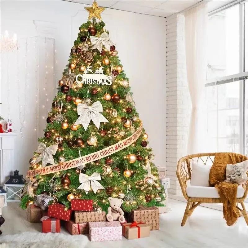 2025 New Christmas Tree For Home Use Deluxe Encrypted Christmas Tree Environmentally Friendly Flame Retardant And Odorless Tree