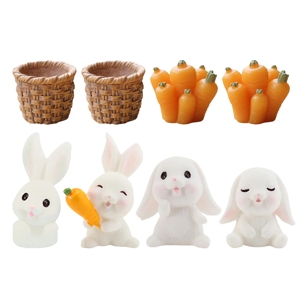 8 Pcs Decor Easter Decorations Home Decorate Table Ornament Compressor Moisturizer