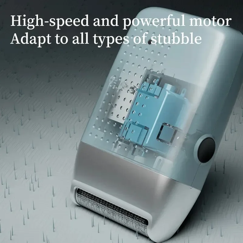 Professional Hair Shaving Machine For Men Foil Beard Shaver USB Rechargeable Face Care Portable Pocket Travel Use