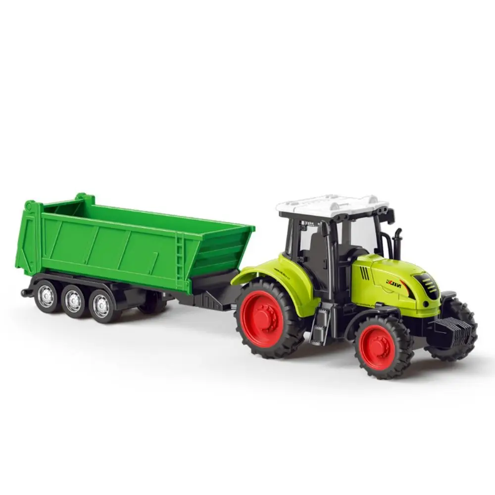 Children Inertia Agricultural Engineering Vehicle Toys Farm Bunk Car Rice Truck Construction Gift For Boys Birthday