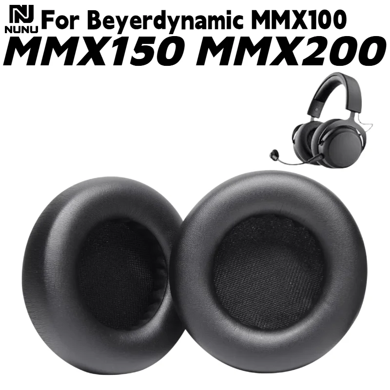 

Replacement protein leather ear pad With plastic buckle For Beyerdynamic MMX100 MMX150 MMX200 Headphones repair parts