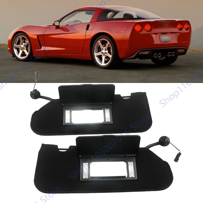 

Car Interior Sun Visor Accessories For Chevrolet Corvette C6 2005-2013 23142243 23142245 Sun Visor Panel With line