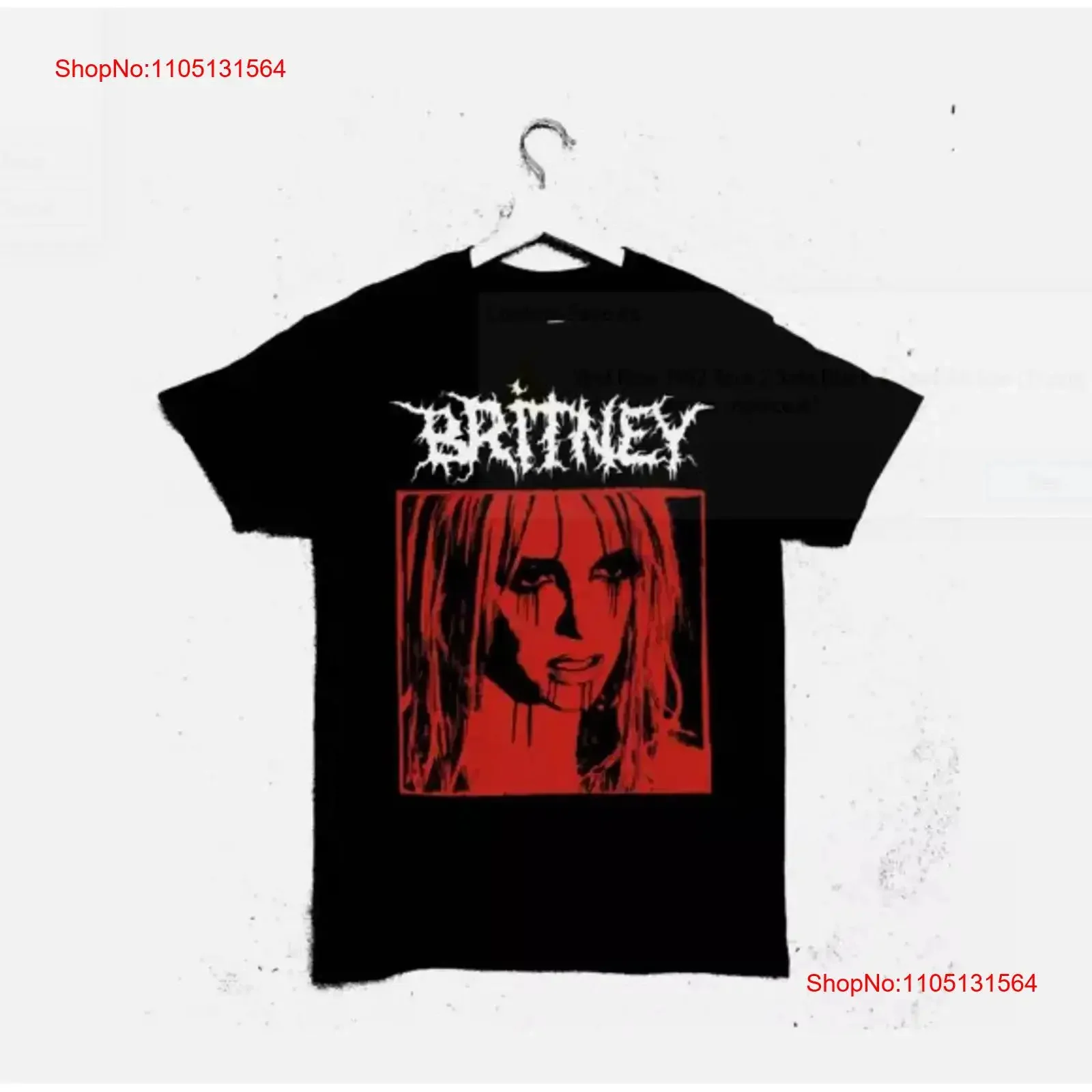 

HOT NEW BRITNEY Black Metal Rock Band t Shirt Full Sizes S 5XL All Color vintage Washed Breathable Stylish Versatile Slightly