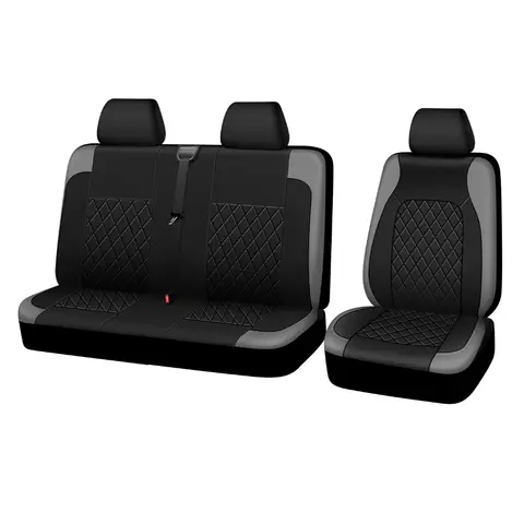 2+1 Car Seat Cover PU Material Fashionable Car Interior