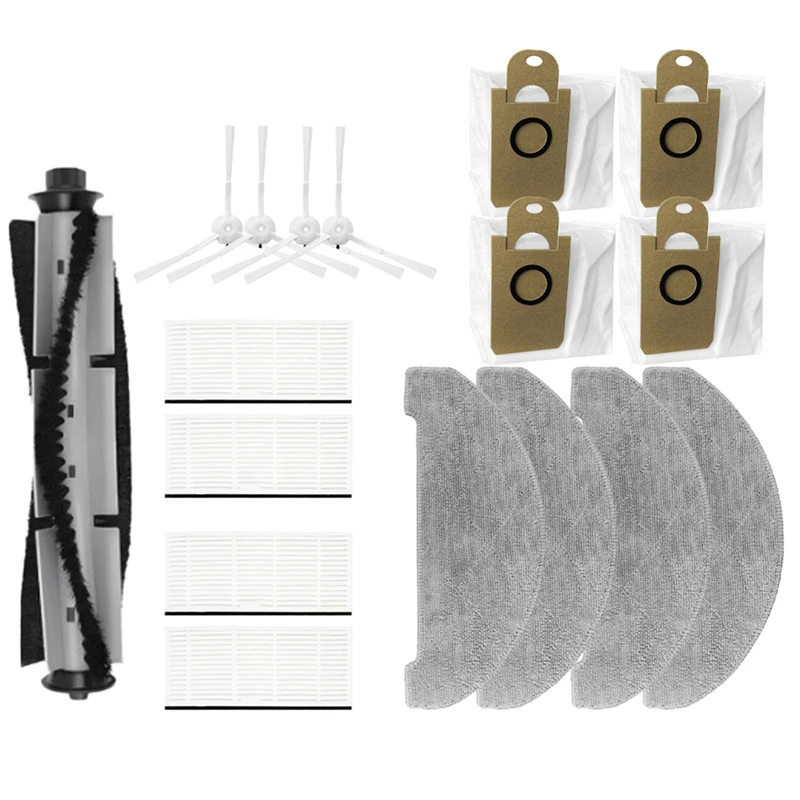 

A98I-For Tama H14/Innos Innos R7/Lihas Lhhas Lh90 Robot Vacuum Accessories Dust Bag Hepa Filter Roller Side Brush Mop Cloth