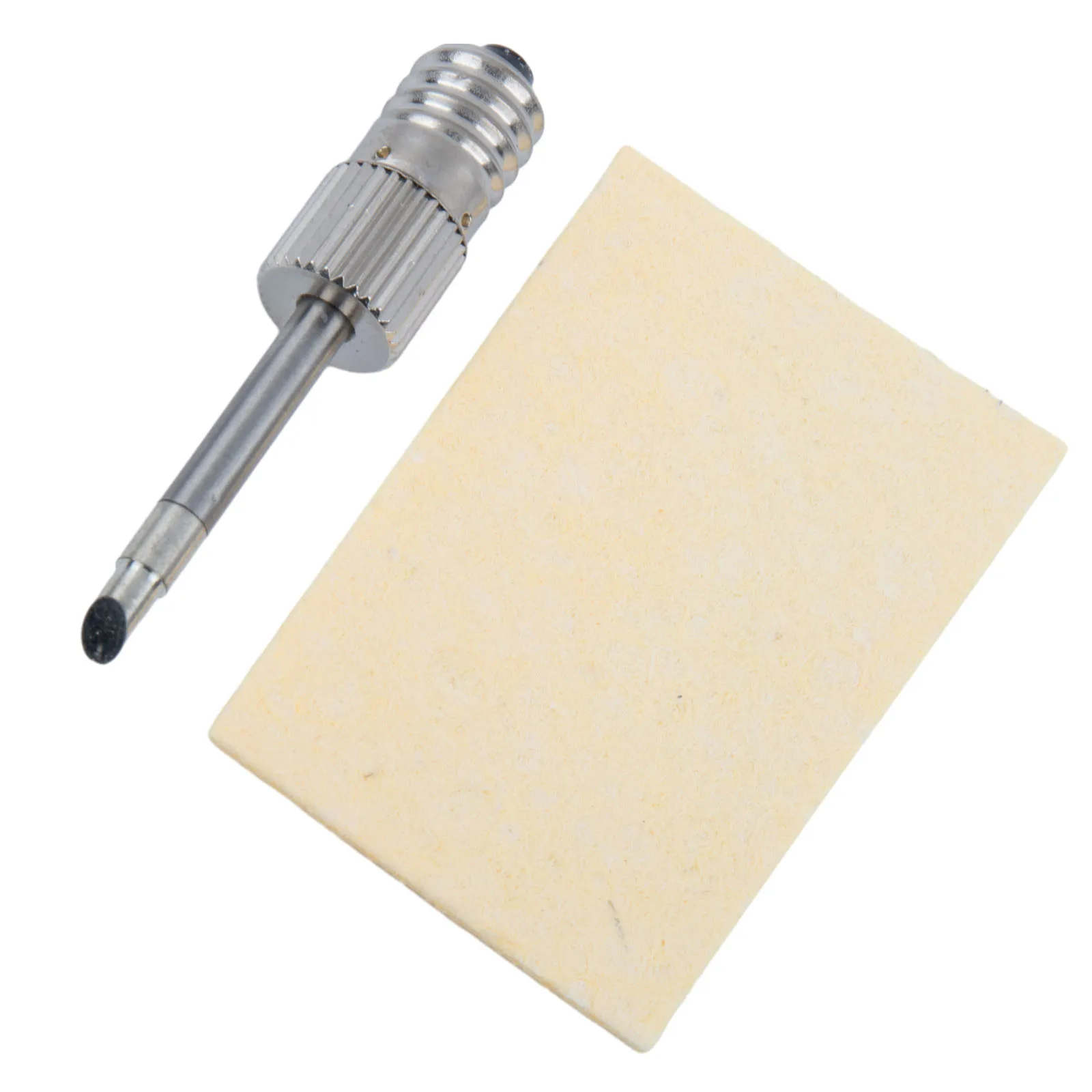 Replaceable for durable High Quality Practical Soldering Iron Tip Set (Approx. ) 50 Mm/1.97 Inches Silver Steel 2pcs Set