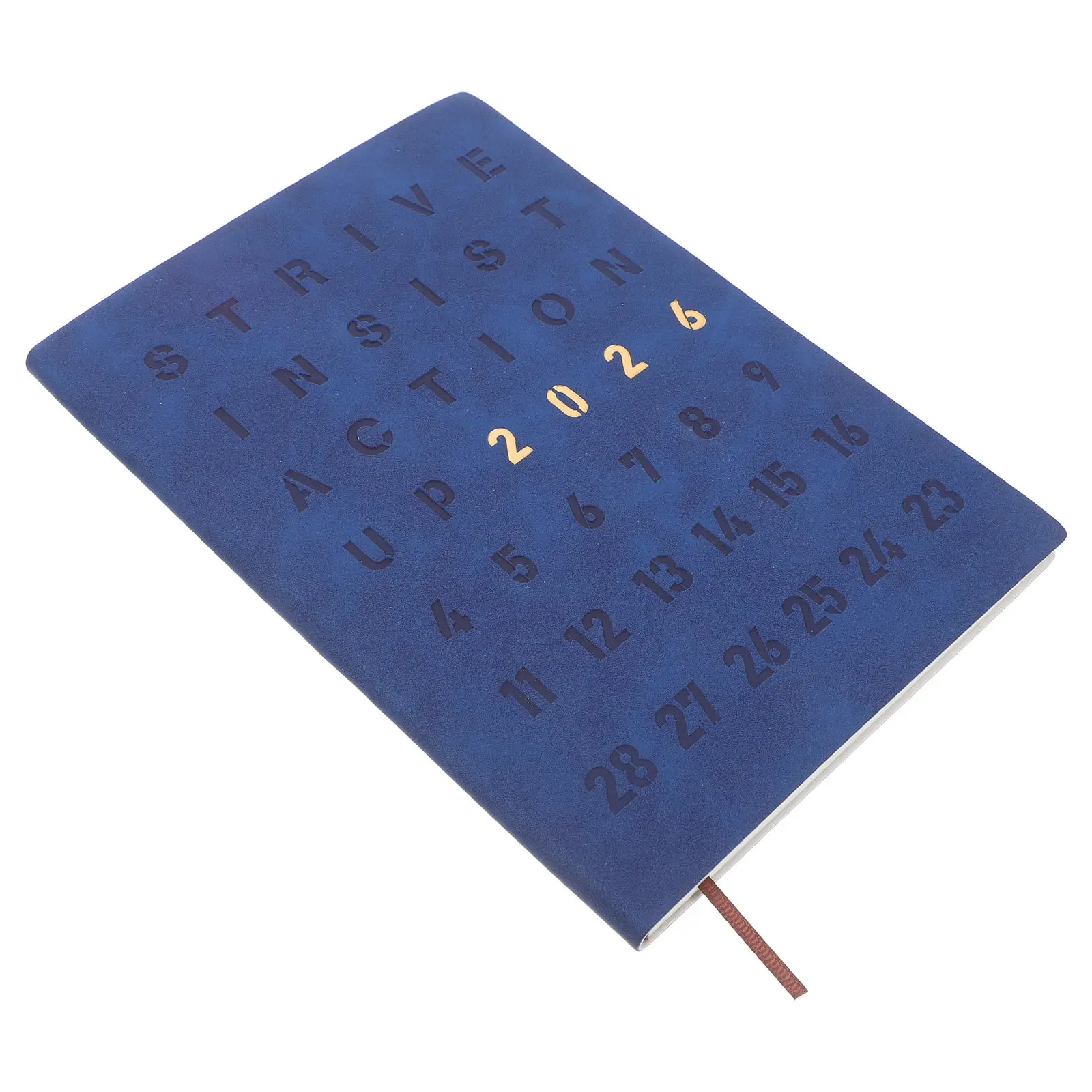 2026 Daily Planner Notebook Hardcover Portable Elegant Schedule Organizer for Work School Personal Use Smooth Writing Paper