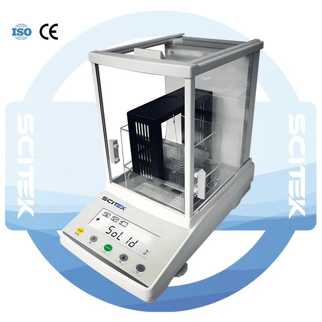Electronic Analytical Balance 0.001g/0.01g Accuracy Lab Density Meter for Weighing in Laboratories