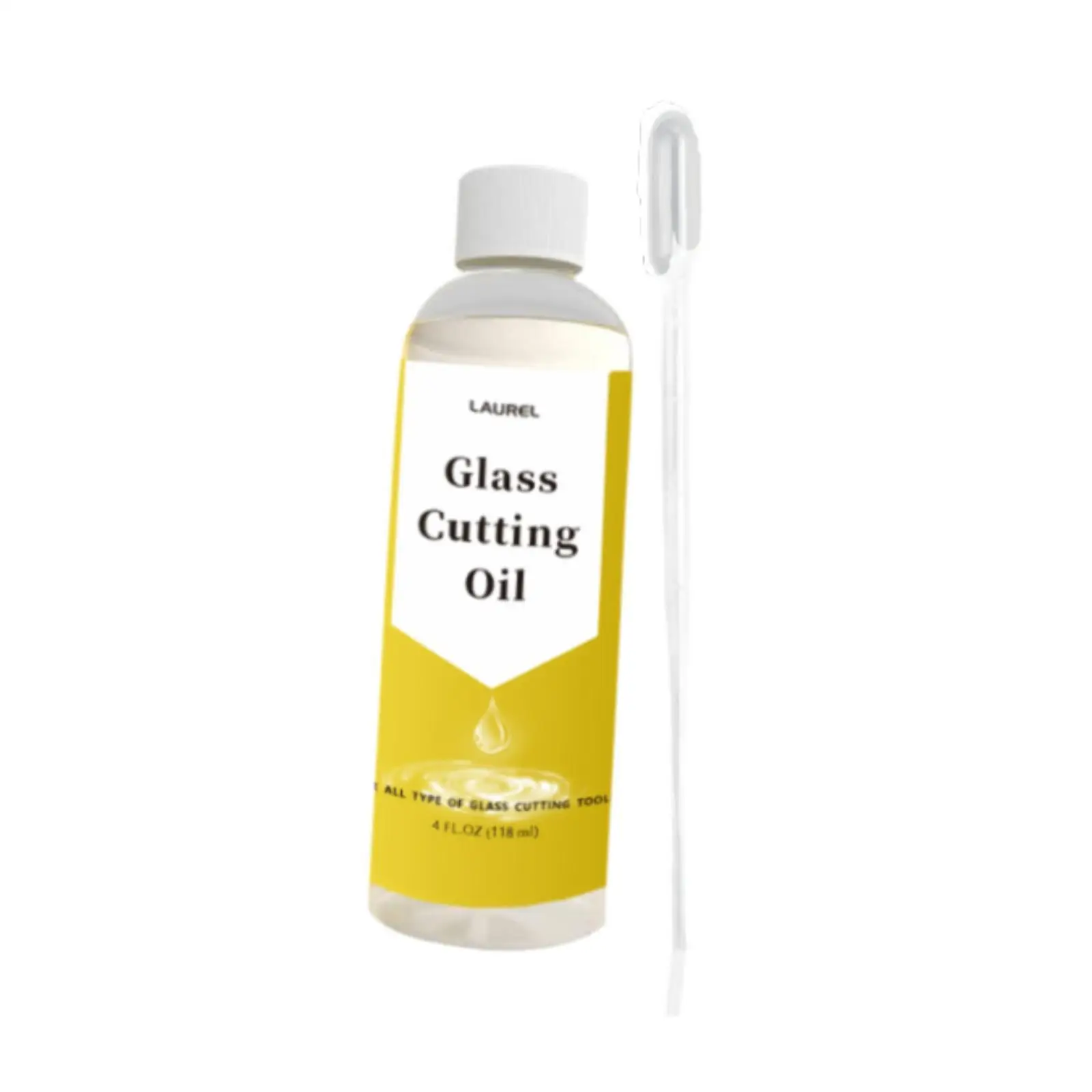 

Glass Cutting Oil 118ml Easy to Apply Easy to Clean Glass Cutting Lubricant for Fusing Work Mosaics Mirrors Tiles Stained Glass