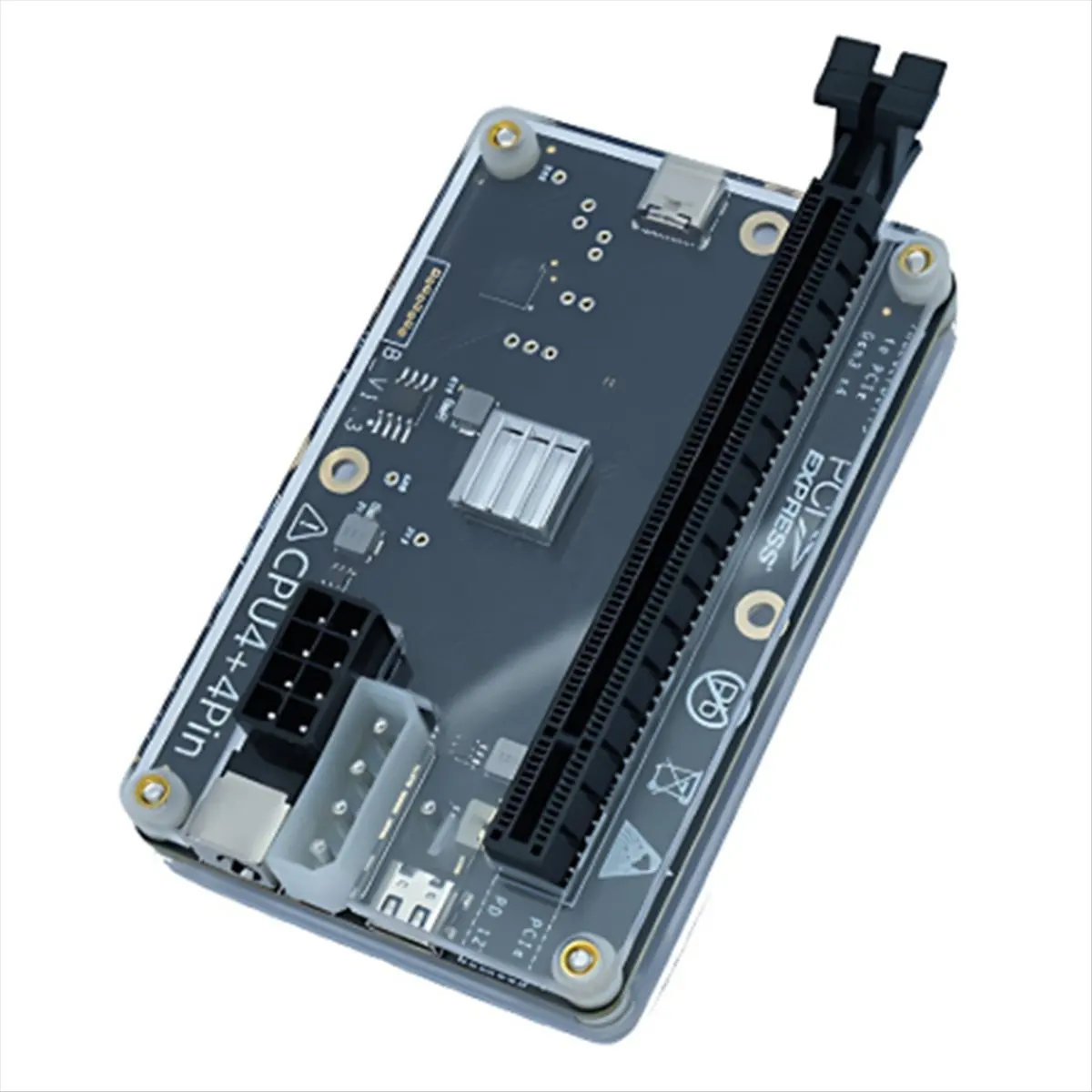 

External GPU Dock with 60cm USB4 Cable for 4/3 High-Performance Graphics Card Docking Station-BCBW