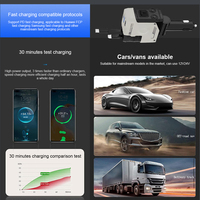 4 in 1 Retractable Car Charger Fast Car Phone Charger Adjustable Angle Fast Charging Adapter 120W Car Adapter Car Accessories