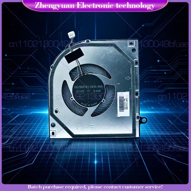 New For HP OMEN 10 SIim14 14-fb TPN-Q297 Fan N91710 N91711 12v 9.60w