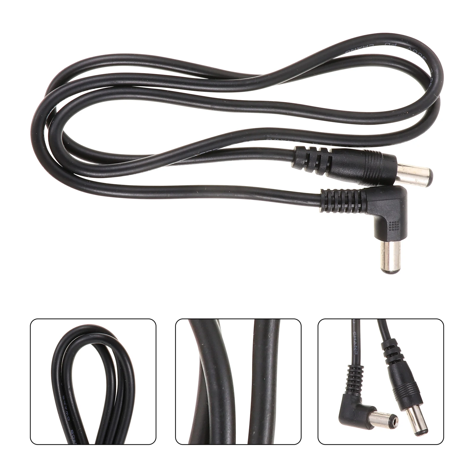 

12pcs Guitar Pedal Power Cable High Fidelity Low Resistance Metal Connector Durable Anti-Drop Moist Resistant Stage Audio