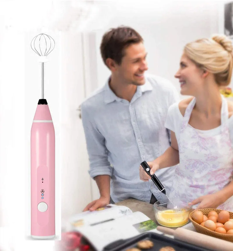 

1 электрическая взбивалка для яиц, вспениватель молока, кофемашина для напитков, 3-скоростная аккумуляторная батарея, машина для джема, сливок, кухонный миксер