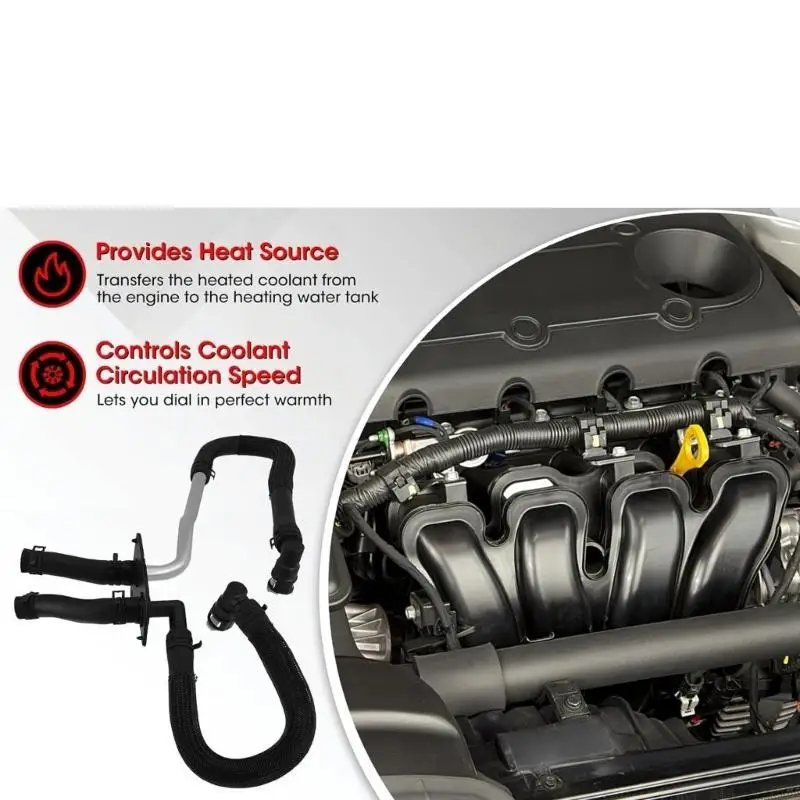 

J0MA Replacement Heater Hose Assembly 55038032AK 55038032AC for 2011-2014