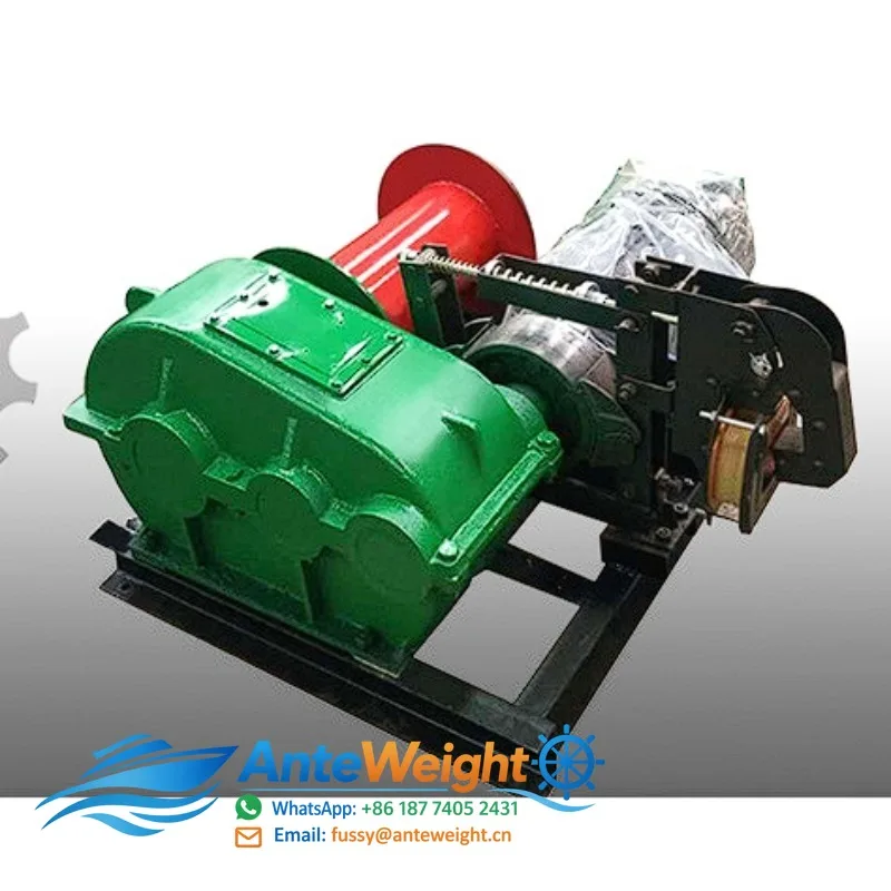 Mooring Anchor Windlass AC 220-480 V 2 3 5 10 T Wire Rope Windlass Capstan JK/JM Electric Winch